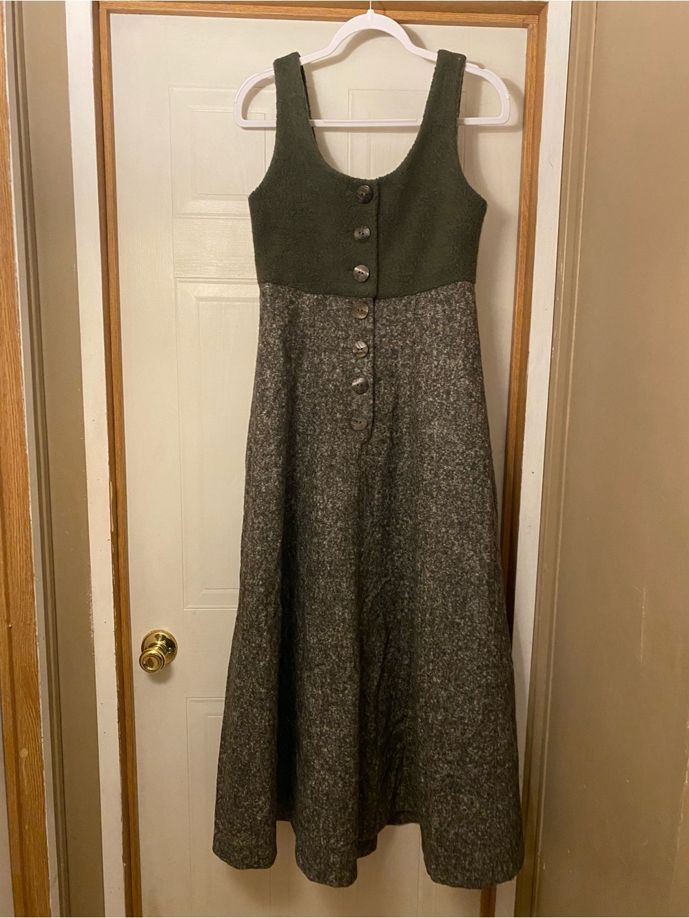 Mothwurf Wool Blend Maxi Dress